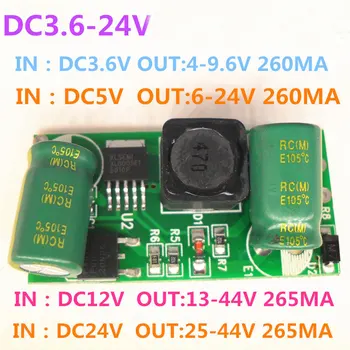 

Portable Battery DC3.6-24V Boost Output 3-12W LED Constant Current Drive Power Supply with IC for Handheld Lamp 10pcs
