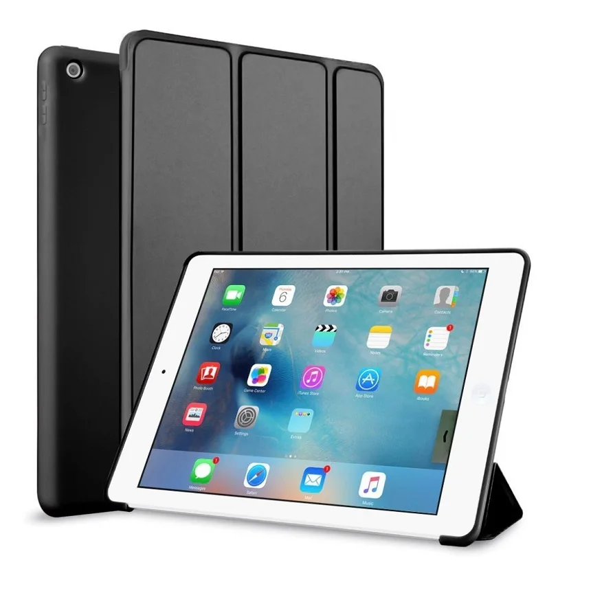 Тонкий защитный чехол Utral для iPad Air 2 A1566 A1567 умный Складной флип из ТПУ 9 7 дюйма