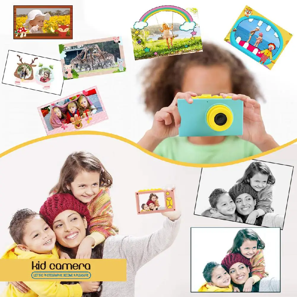 Мини цифровая фотокамера, обучающая игрушка для малышей, детей, счастливый момент, домашние игры, элемент памяти, детские игрушки для дома