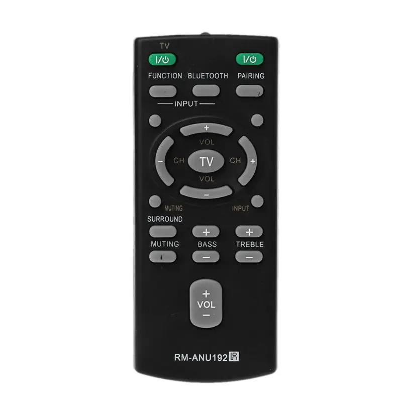 

Replace Remote Control RM-ANU192 for Sony Smart LCD LED TV HT-CT60BT SA-CT60BT SA-CT60 Sound Bar Television Controller Replaceme
