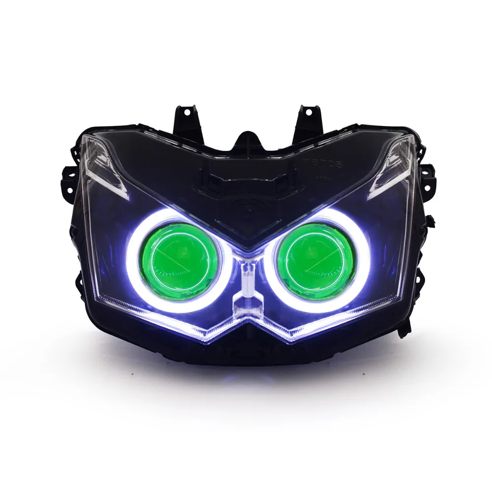 Тыс. тонн для Kawasaki ниндзя z1000 2010 2013 мотоциклов Frontlamp лампы HID комплект 2011 2012 ангел