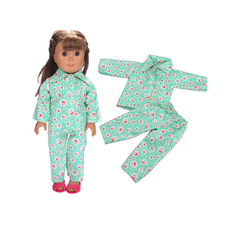 

18-inch Doll Pajamas-Fashioh Clothes for My Little Baby-18'' doll Outfit-Toys fits Girls Gifts