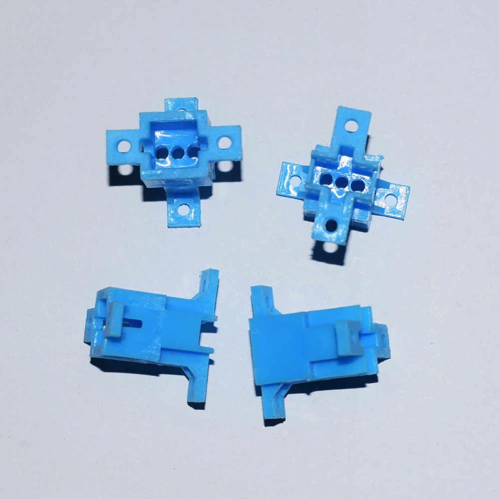 10/100pcs Tripod/double plug plastic connector/diy toy parts/technology model/rc car robot parts/baby toys for children | Игрушки и
