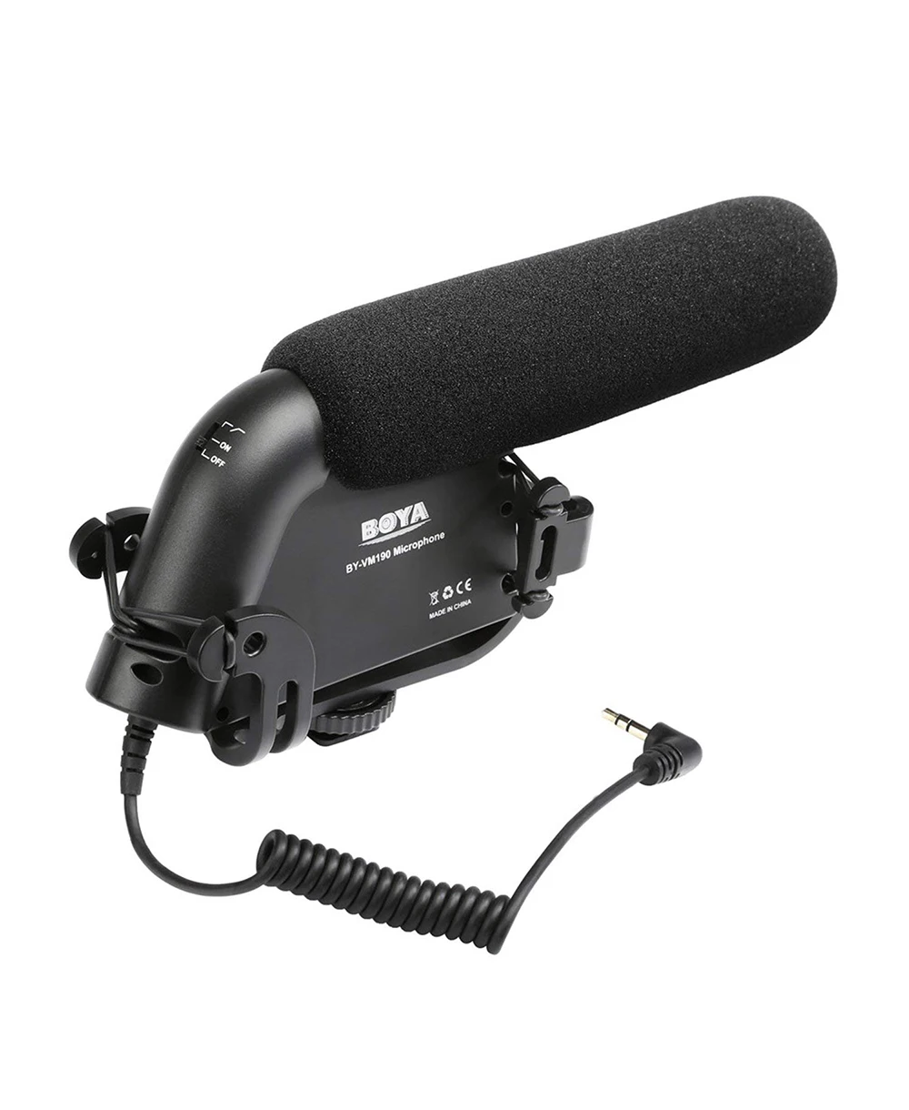 BY-VM190P Professional Camera Microphone with Cover Windshiel Microphone for DSLR Video Camera Photography Studio Accessories (3)