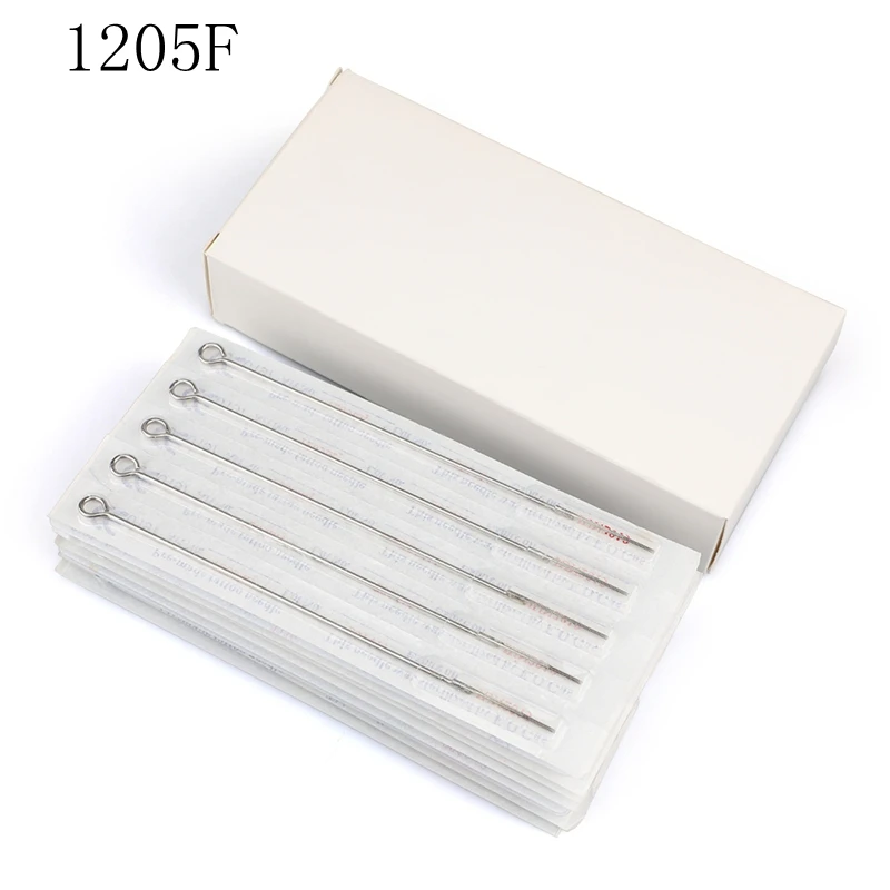 

50Pcs 5/7/9/11/13/15FT Disposable Sterilized Round Magnum Curved Tattoo Needles Medical For Tattoo Machines Gun Liner Shader