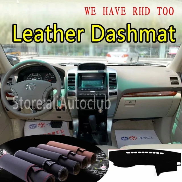 Dashboard Dash Mat Cover Leather Pad Sunshades Protection Nonslip For  Toyota Land Cruiser Prado 120 2003-2009 2004 2005 2006 - AliExpress