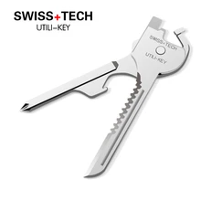 New SWISS TECH EDC 6 in 1 Stainless Steel Utili-Key Keychain Pocket Opener Cutter Screwdriver Multi Tools Camping Survival Kit New SWISS TECH EDC 6 in 1 Stainless Steel Utili-Key Keychain Pocket Opener Cutter Screwdriver Multi Tools Camping Survival Kit