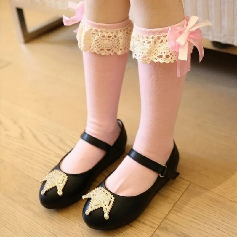 baby girl stockings with lace