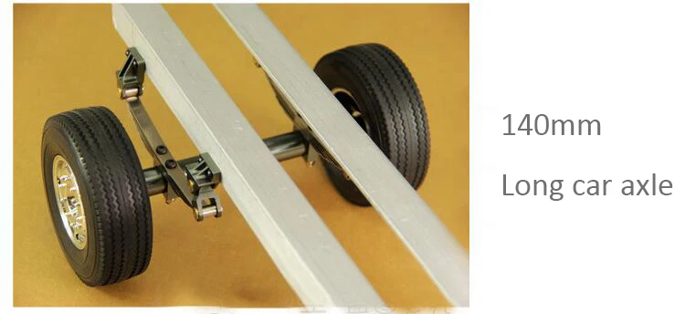 1/14 Радиоуправляемый трейлер буксировщик неприводной автомобильный мост w шестигранный адаптер подходит Tamiya 1/14 Трейлер Модель 120/140 мм без коробки передач