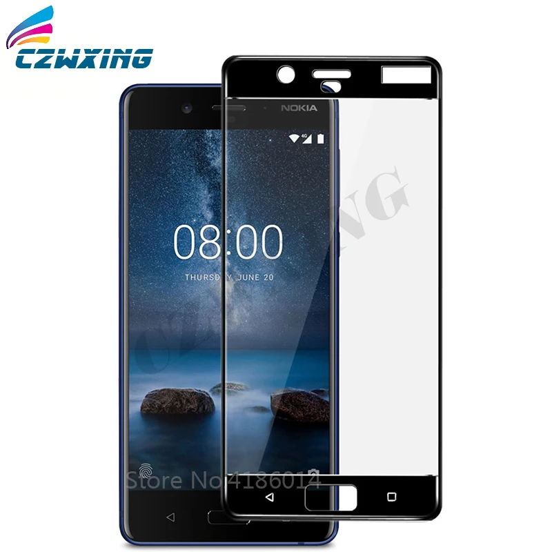 

Tempered Glass For Nokia 8 Tempered Glass Nokia 8 Screen Protector For Nokia 8 Nokia8 2017 TA-1004 TA 1004 Full Cover