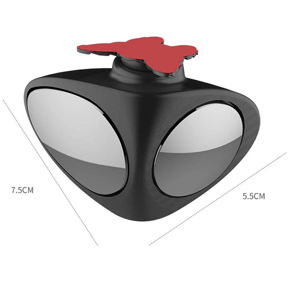 

2PCS Car Blind Spot Mirror Wide Angle Mirror 360 Rotation Adjustable Convex Rear View Mirror for Safety Parking Auxiliary mirror