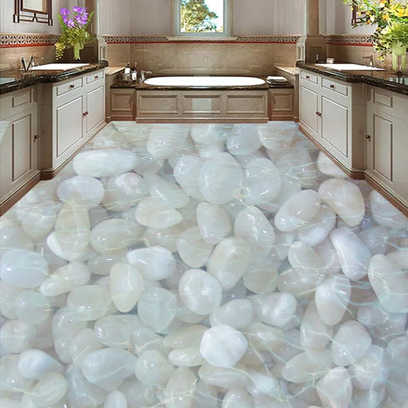 Custom-3D-Floor-Wallpaper-White-Cobblestone-Living-Room-Bathroom-Floor-Mural-Waterproof-Self-adhesive-Vinyl-Photo