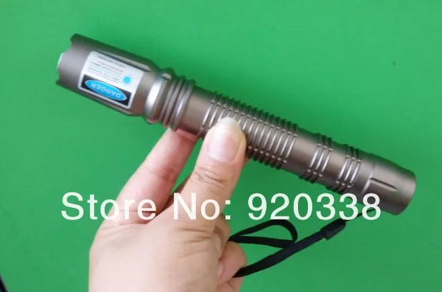 

450nm blue laser pointer 20000mw burn match cigar cutting paper plastic  SOS burning,camping signal lamp Hunting burn cigarettes