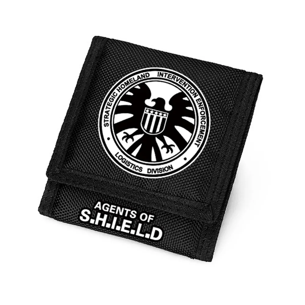 

Agent of Shield Wallet Marvel Heroes Carteira Boys Girls School Wallet Trifold Oxford
