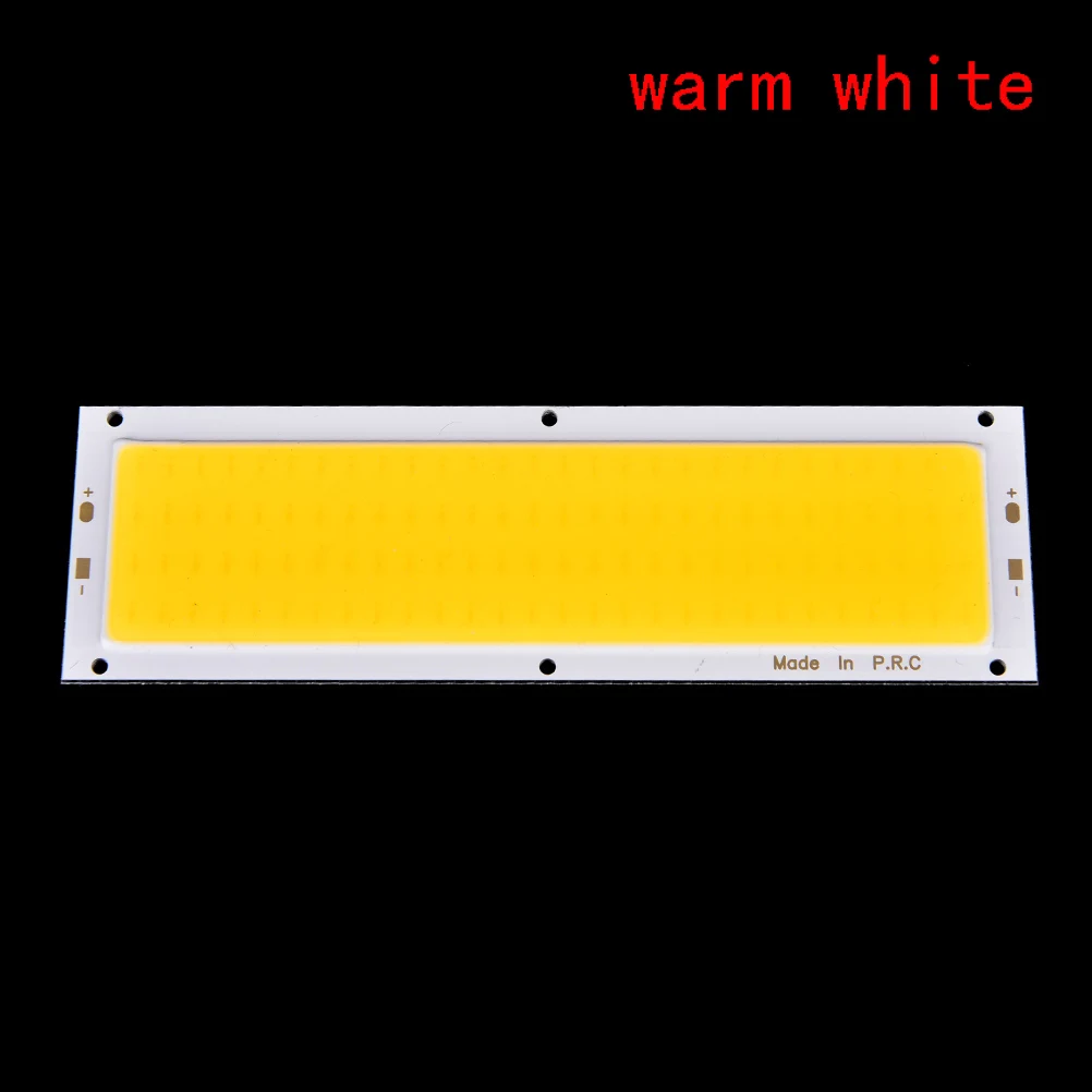 Высокая Мощность светильник светодиодный чип теплый/холодный белый свет 12 V-24 V 1000LM 10 Вт Светодиодная лента COB свет