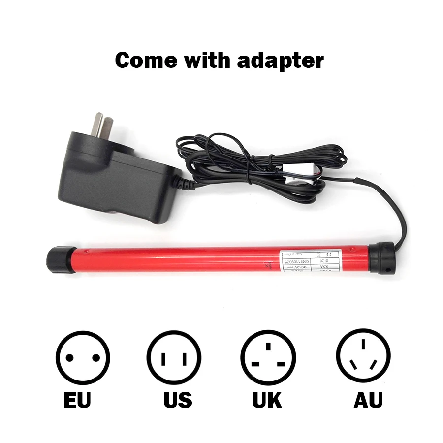 Zemismart para 20mm Terno para Broadlink Tubo de Máscara do Rolo Motor Tubular Cortina Elétrica Casa Inteligente Dc12v Rf433 - Image 5