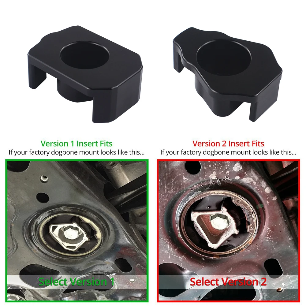 Алюминиевая Вставка для крепления WLR Billet MQB DOGBONE MKVII VOLKSWAGEN GOLF/GTI/R 8 в AUDI A3/S3/RS3 и MKIII