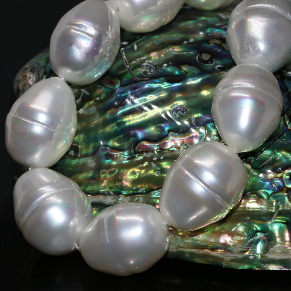 

Big 18*22mm Natural White Shell Pearl Approx Teardrop Waterdrop Loose Beads Fit Diy Chains Necklaces Jewelry Making 15inch B2268