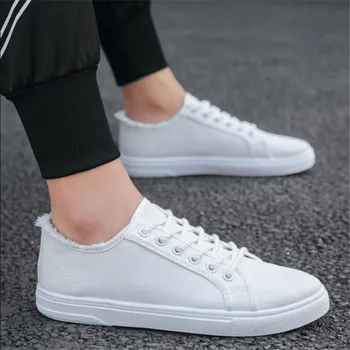 

New Designer breathable canvas wild casual sneakers shoes men flat low men's shoes zapatos de hombre mens shoes casual