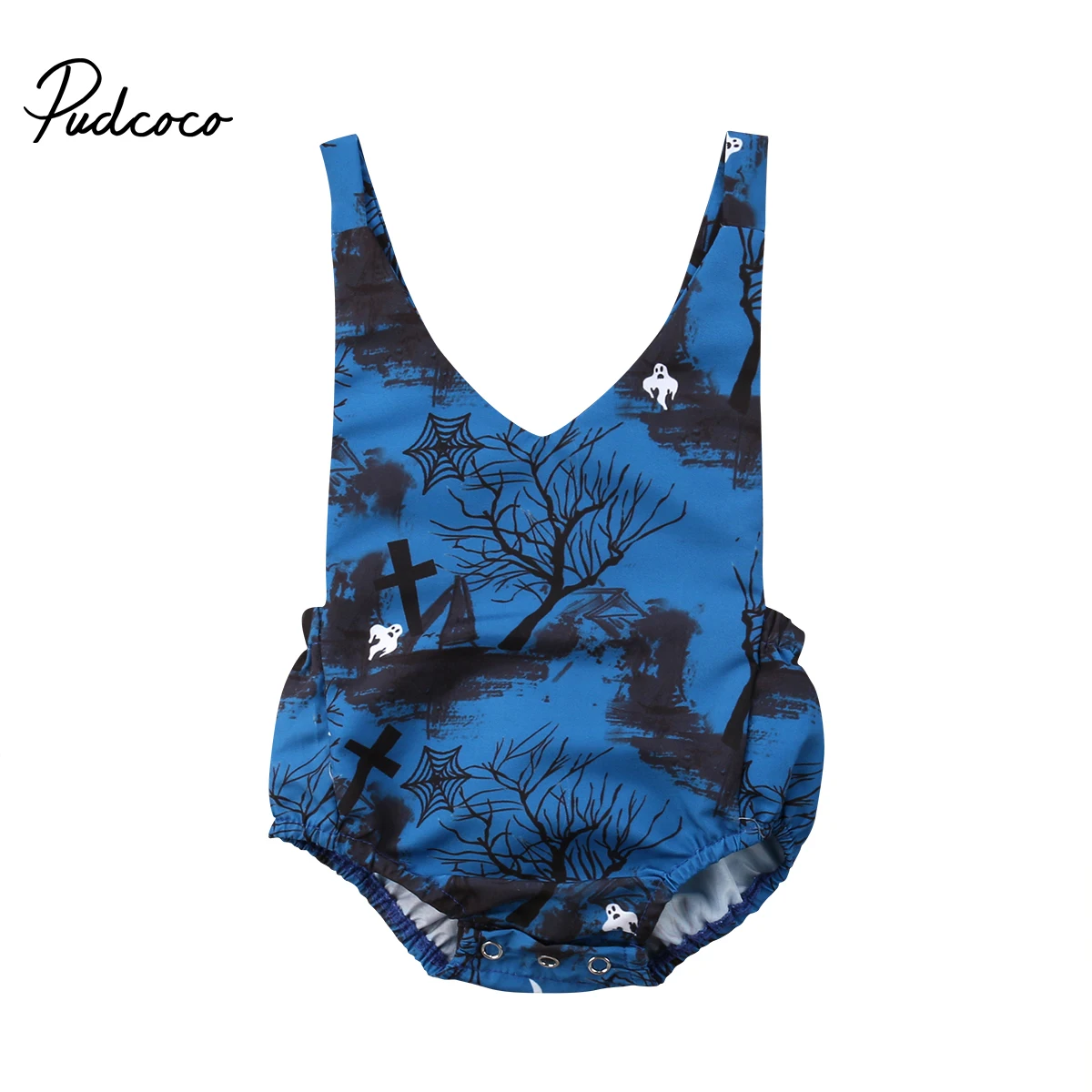 

Newborn Halloween Clothing Cute Toddler Kids Baby Girl Strap Romper Jumpsuit Clothing Outfits