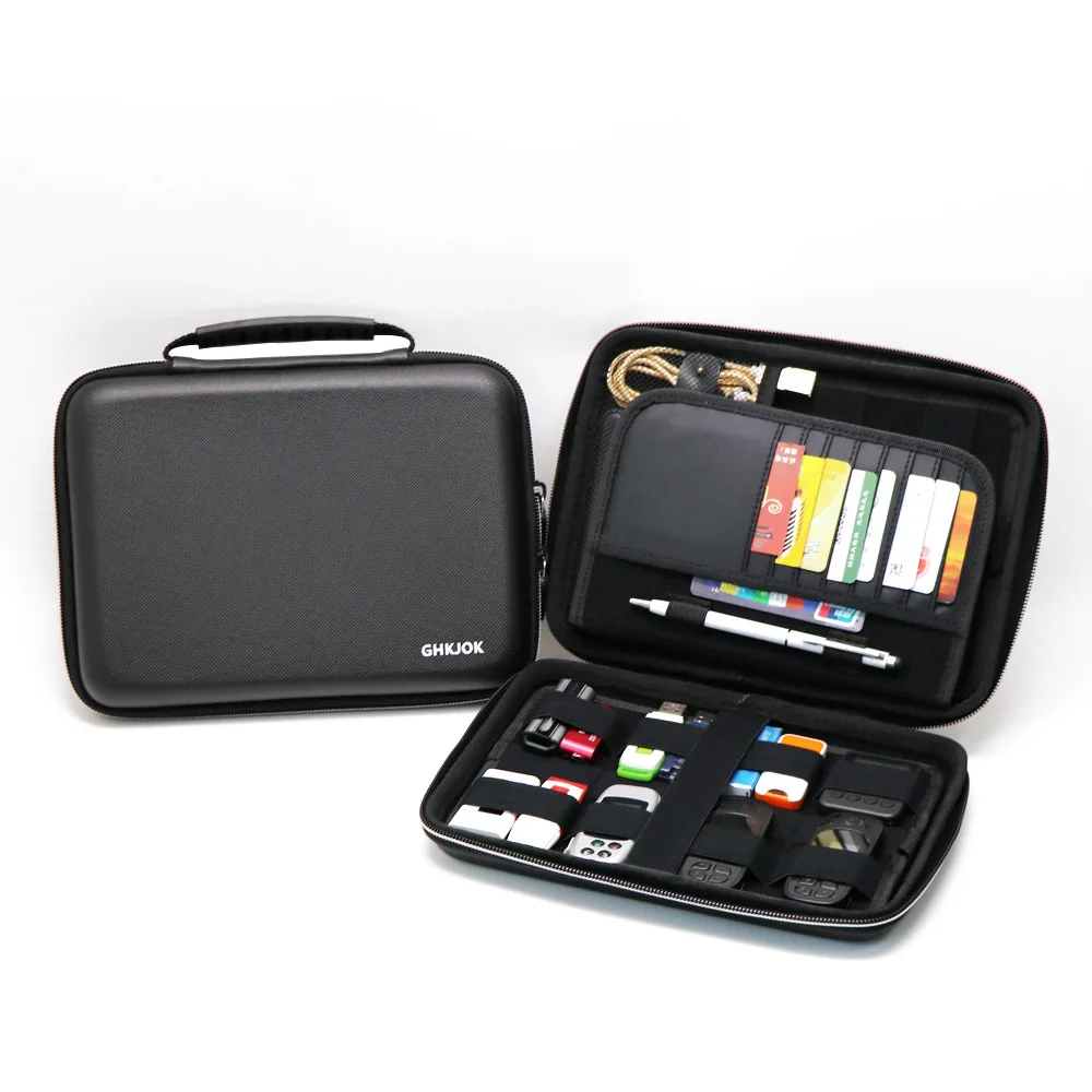 GHKJOK Hard driver shell case Electronic Gadgets Accessories Set Travel