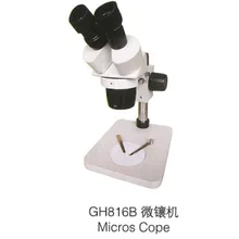LED Lab Compound Microscope Binocular Stereo Microscope with Top and Bottom Lights