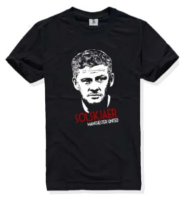 1 Solskjaer, мультяшная Мужская футболка, модная, хлопок, хип-хоп, свободная футболка, топы, футболки, брендовая одежда, 0325-47 - Цвет: 1
