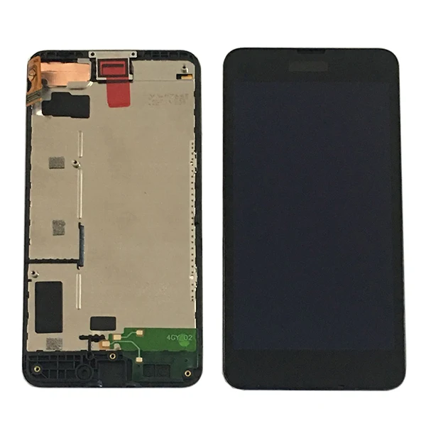 Для Nokia Lumia 630 N630 RM 976 977 978 LCD дисплей сенсорный экран дигитайзер с рамкой крышкой