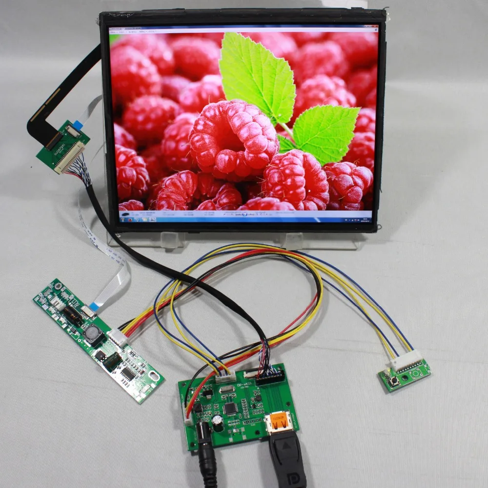 DisplayPort lcd board with 9.7inch LTN097QL01 LP097QX1 2048x1536 lcd