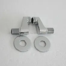 Пара смеситель для душа угол клапан регулируемый Диаметр кран аксессуары латуни Бенд уголок Instal фитинги ZR2028