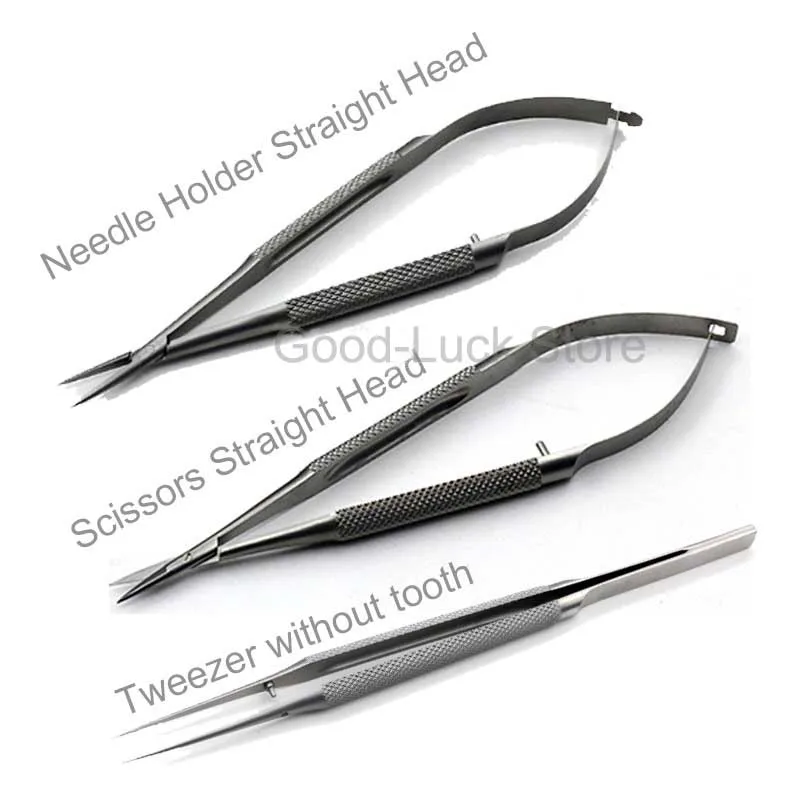 3pcs-set-Equipment-12cm-Instruments-Needle-Holder-Micro-scissors-Tweezers-Hand-Ophthalmic-Surgery-Tools (2)