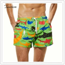 Летний Для мужчин пляжные брюки Мода Приморский Рубашки домашние Surf Купальники Купальник быстрая сушка боксер Мужские Шорты для купания спортивные Running Short