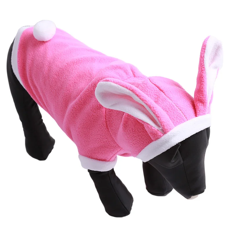 Rabbit Design Pet Clothes Winter Cat Dog Clothes Cute Pet Clothing For Dog Cat H