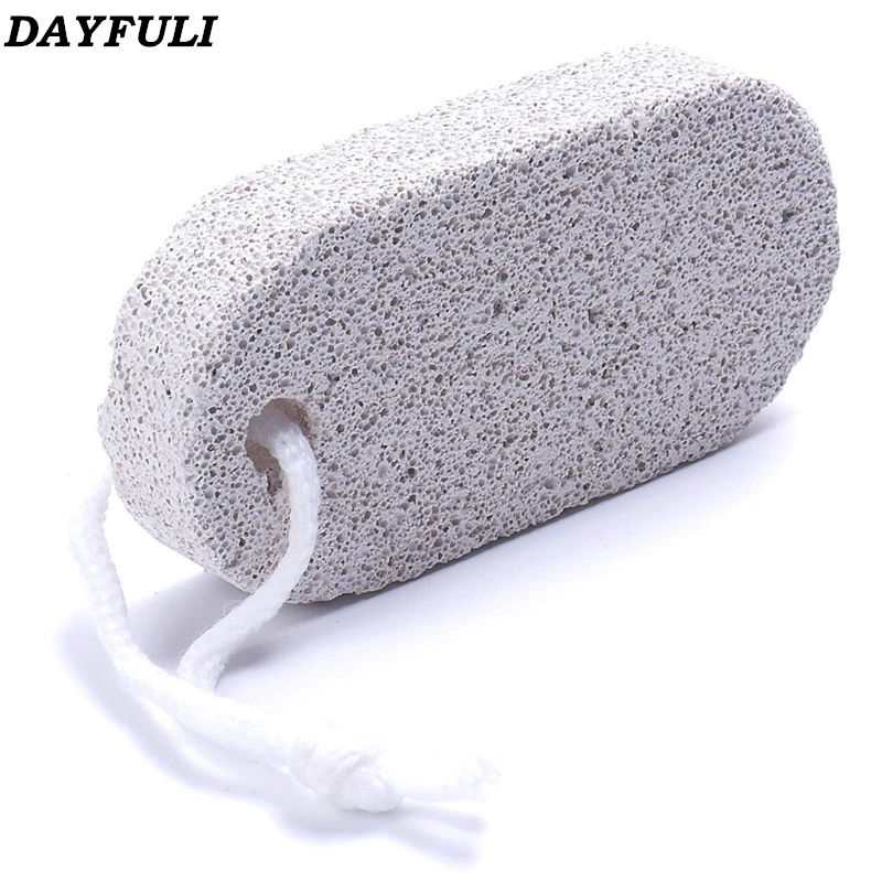 

1PC Natural Pumice Stone Foot File Scruber Hard Skin Remover Pedicure Brush Bathroom Products Healthy Foot Care Tool Dropship