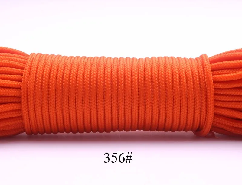 100 Colors Paracord 2mm 100 FT,50FT One Stand Cores Paracord Rope Paracorde  Cord For Jewelry Making Wholesale