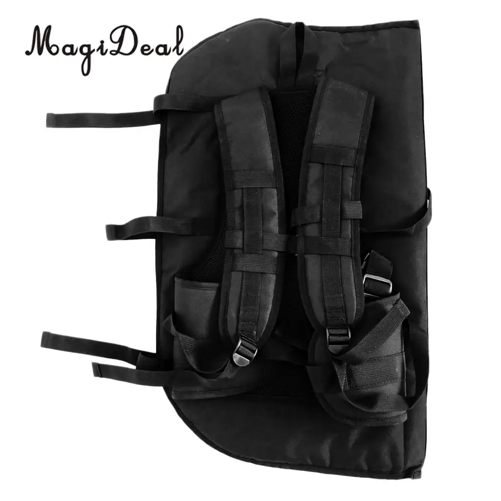 MagiDeal Perfeclan Nylon Hunting Archery Bow Backpack Bag Compound Bow Holder Case 600D Nylon for Camping Hiking Travell