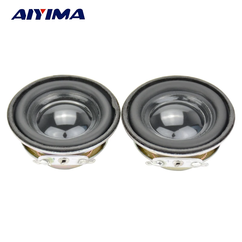 Aiyima 2Pcs Tweeter Audio Portable Speaker Louderspeaker Radio Round Speakers 2 Inch 4 Ohm 3 W