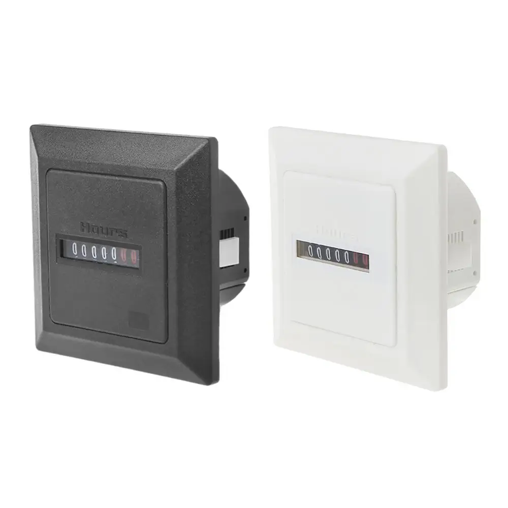 

HM-1 Timer Square Counter Digital 0-99999.9 Hour Meter Hourmeter Gauge 0.3W AC220-240V / 50Hz AC