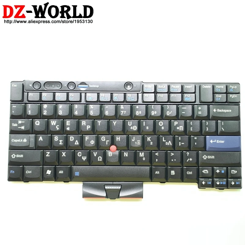 Греческая клавиатура GRK для Lenovo Thinkpad T410 T420 T410S T420S X220 X220i T510 i T520 W510 W520 греческая 45N2154