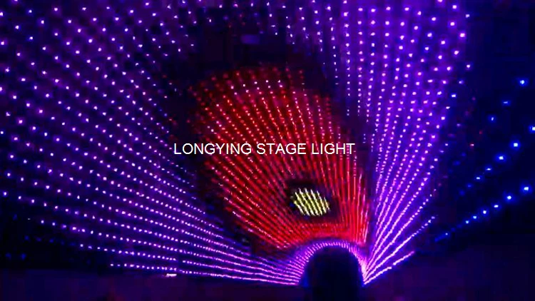 P10 2 м* 3 м DJ видение Шторы свадебные фоны диджея развлекательный центр показывает гибкие светодиодные шторы