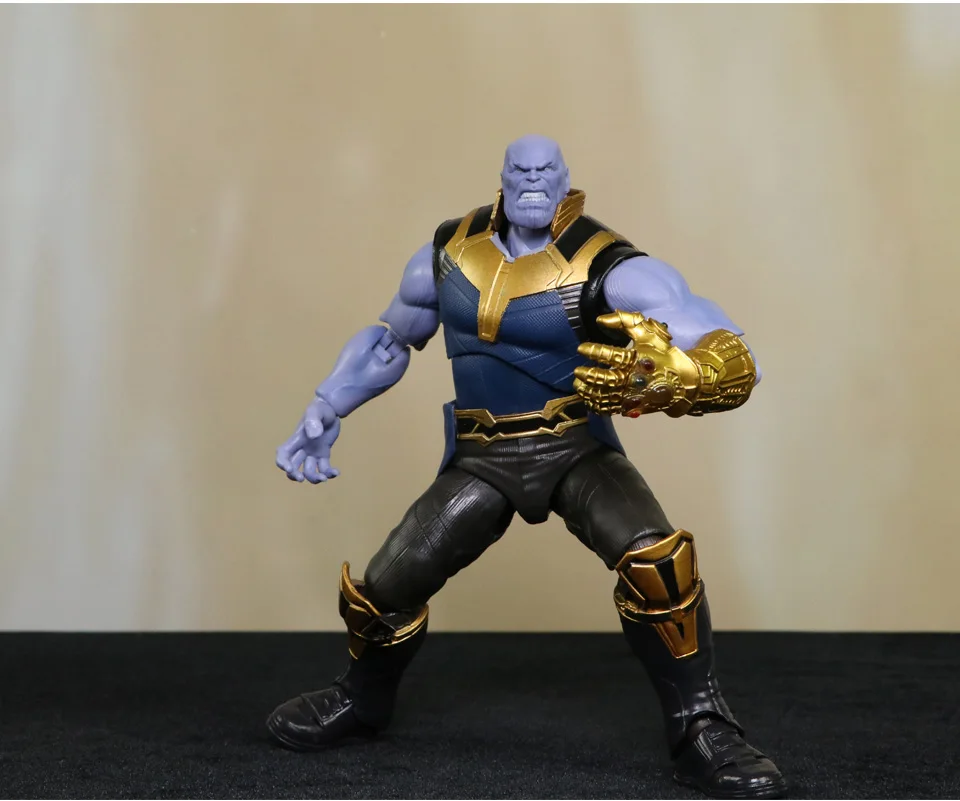 Marvel Мстители 3 Бесконечная война танос модель большой злодей Бесконечность драгоценные камни Терминатор игрушка кукла