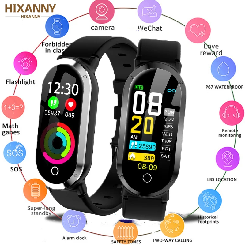 

2019 T1 Smart Watch Women Waterproof Clock Heart Rate Monitor Blood Pressure Fitness Tracker Men Smartwatch for IOS Android