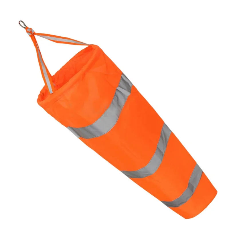 

Airport Windsock Long Reflective Rip-stop Outdoor Rainbow Wind Measurement Sock Bag with Belt 80/100/150/200 cm