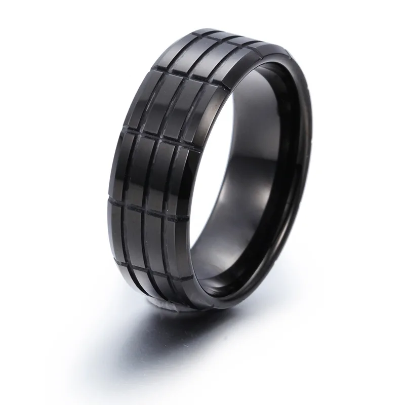 Trend Male Ring Fine Fashion Tungsten Unisex Ring Anti allergicin