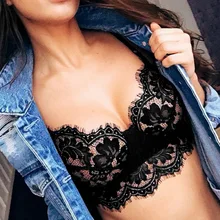 Набор трусиков с бюстгальтером без косточек, набор женских трусиков с отделкой, сексуальный комплект с бюстгальтером, комплект нижнего белья, кружевной топ с эффектом пуш-ап, трусики, нижнее белье