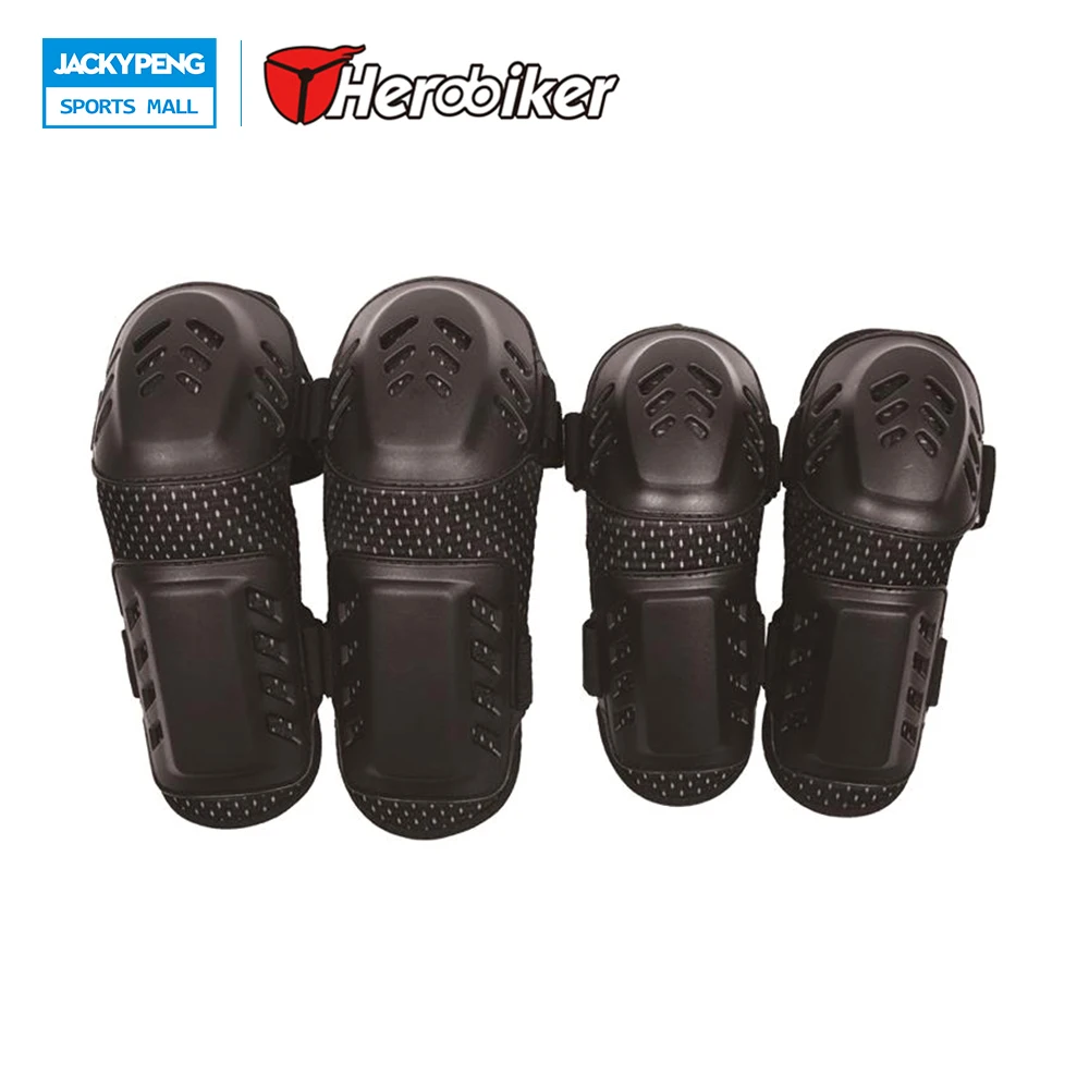 HEROBIKER 1 компл. мотоциклетный наколенник Мотокросс Колено+ мотоцикл локоть Открытый колено защита от дороги защитное снаряжение