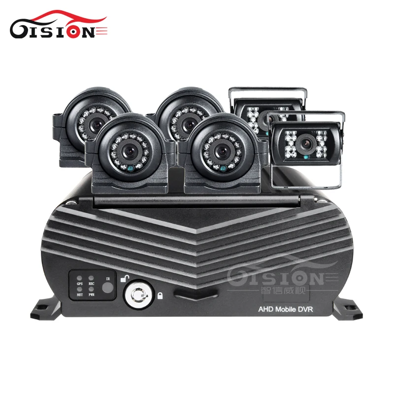  6 piezas impermeable lado/delantera/trasera cámara de autobús para 8CH GPS Wifi HDD Disco Duro móvi