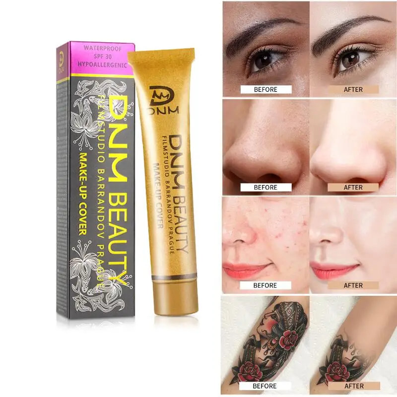 

Full Cover Freckle 14 Colors Cream Concealer Makeup 30ml Eye Dark Circles Cream Face Corrector Waterproof Make Up Base Cosmetic