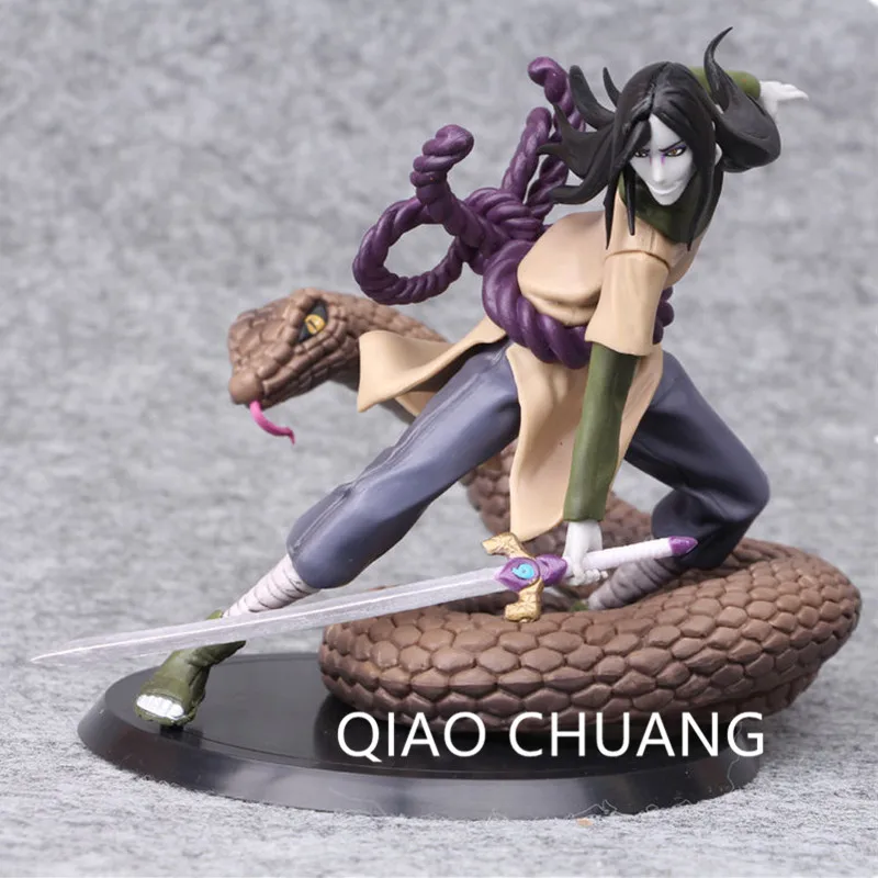 

Japanese Anime Kishimoto Masashi NARUTO Shippuden Uchiha Sasuke Master Orochimaru Disastrous Wind Snake Scene Action Figure G244