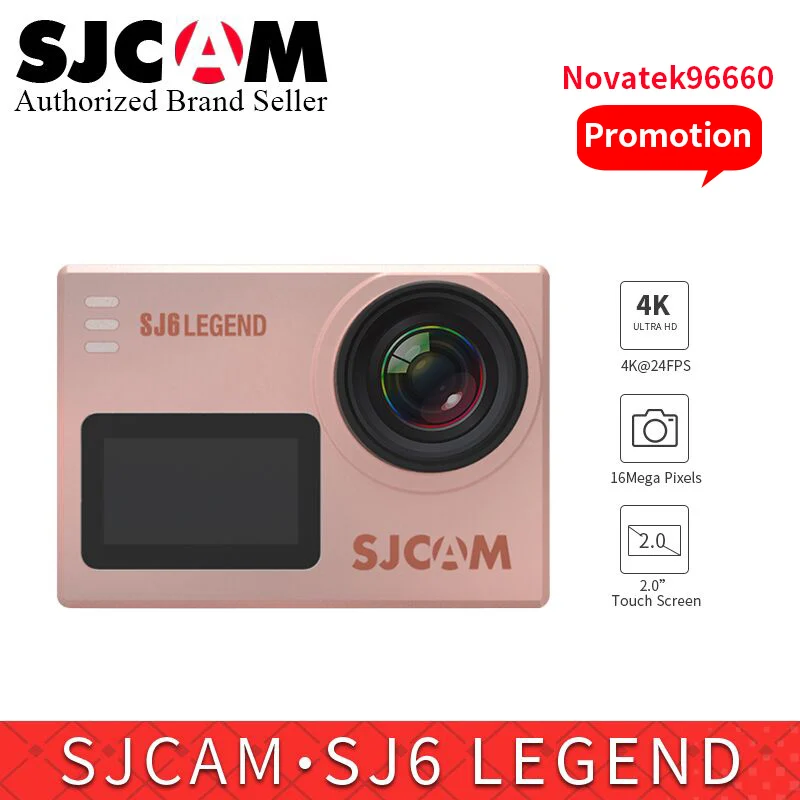 

SJCAM SJ6 Legend 4k wifi Action Sports DV Camera Waterproof NTK96660 2.0" Touch Screen Sport Video DVR VS sj SJ8 pro yi 4k CAM